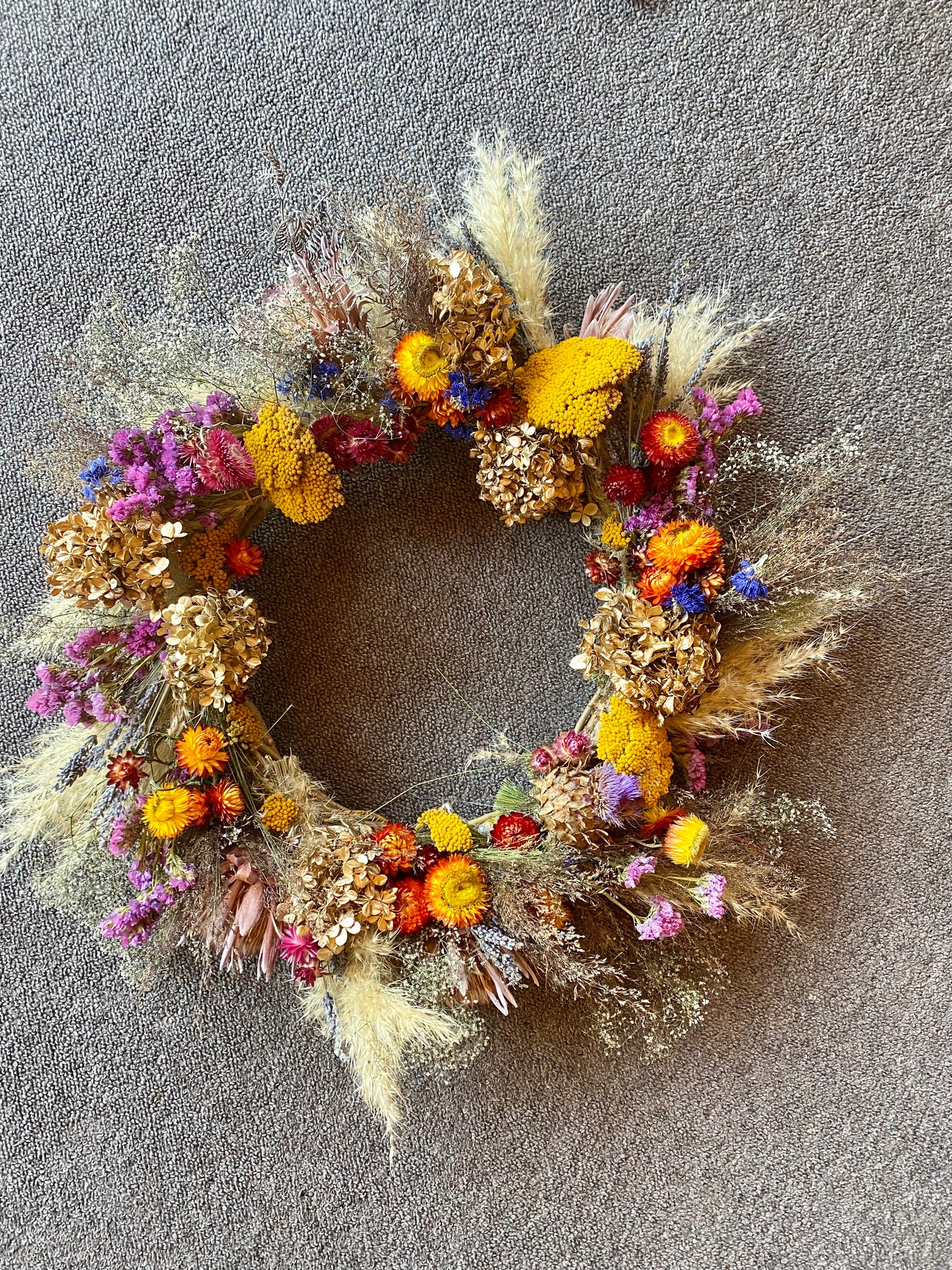 Summer blooms - full wreath