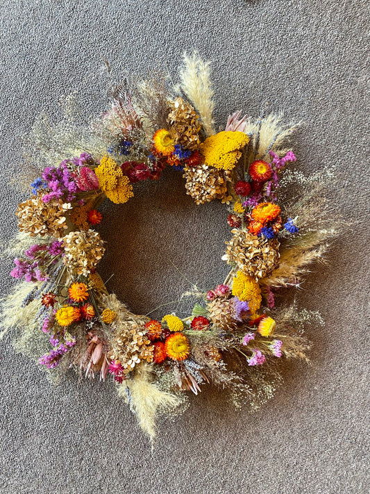 Summer blooms - full wreath